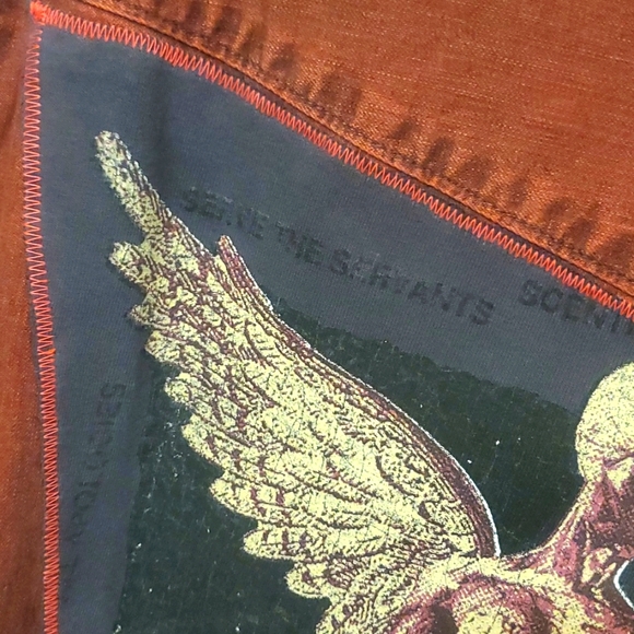 Levi's Western Pearl Snap Jacket Nirvana Print Upcycle - Picture 9 of 16